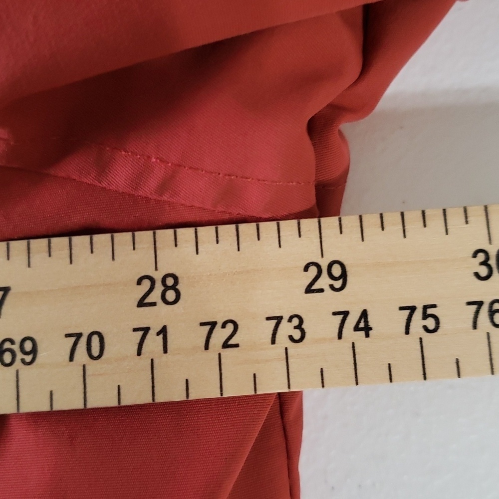 Lands' End Insulated Bomber Jacket Men XL Rust Orange Outdoor Work Trail Winter - Picture 5 of 12
